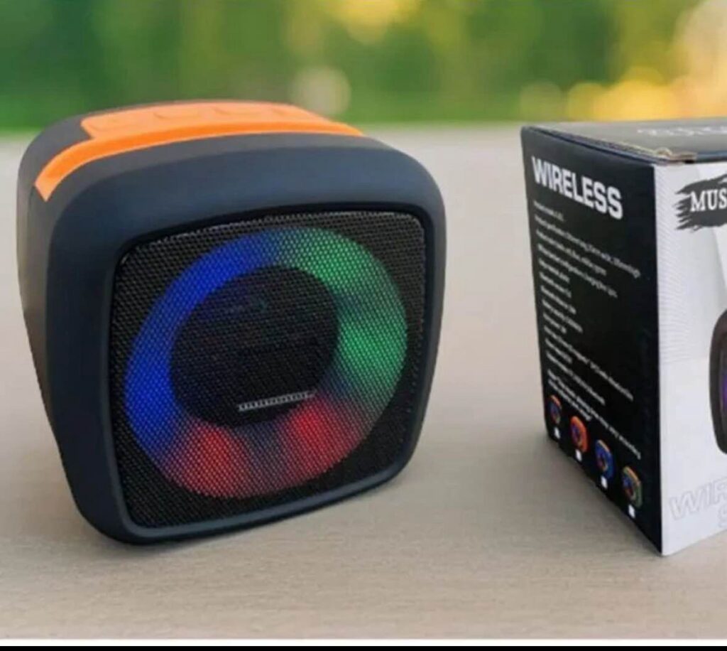 X-911 portable speakers RGB bluetooth speaker subwoofers with Mobile phone holder