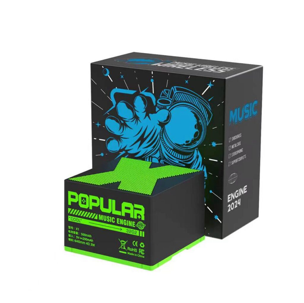 X1 Bluetooth Speaker, Music Stereo Portable, Surround Mini USB Outdoor Subwoofer Speaker, Audio Player Speaker