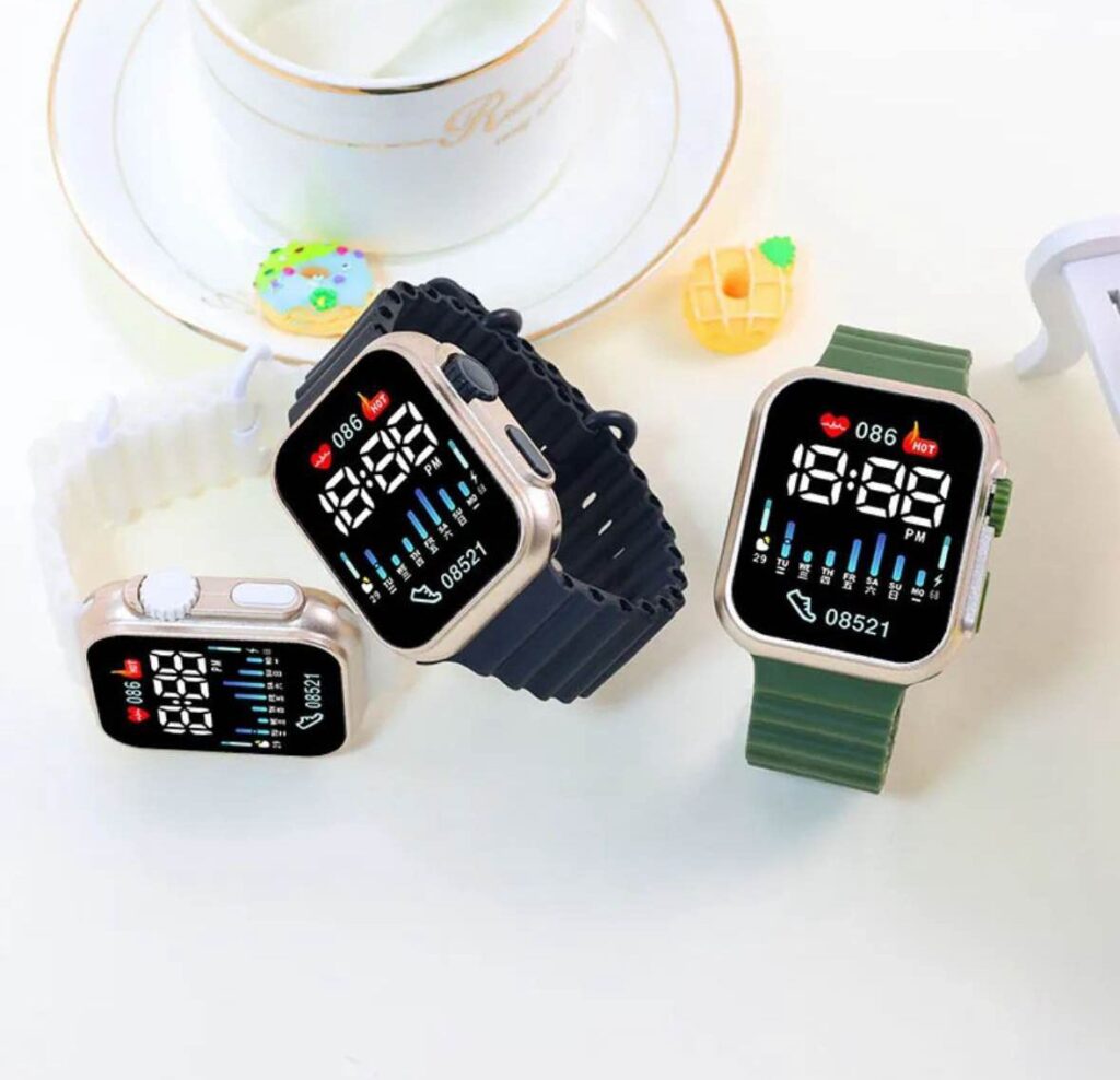 New P8 LED Digital Watch Stylish Sports Watch for Kids